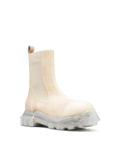 Shop Rick Owens Beatle Bozo Tractor Boots Shoes In Brown