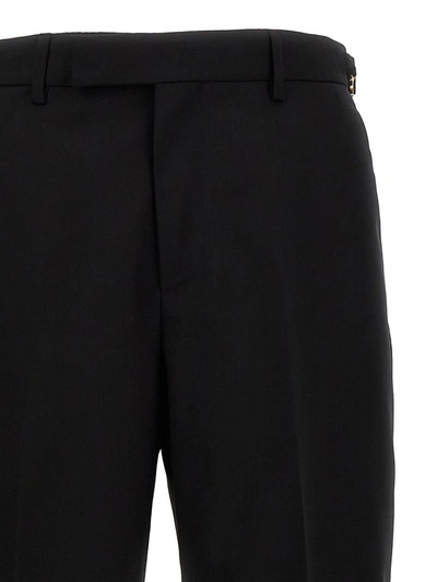 Shop Versace 'medusa' Pants In Black