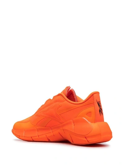 Shop Reebok Vb Zig Kinetica Sneakers In Orange