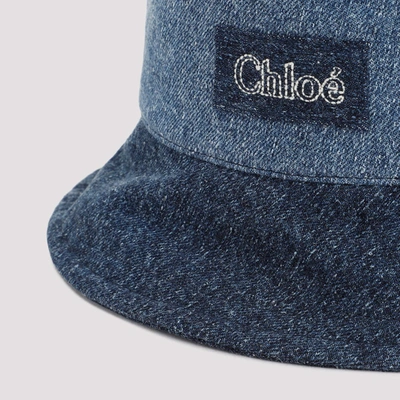 Shop Chloé Romy Hat In Blue