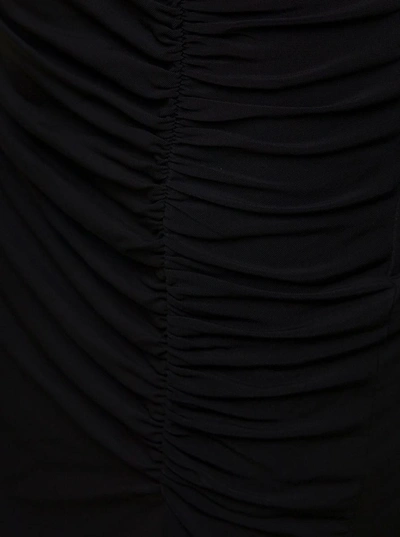 Shop Federica Tosi Mesh Mini Dress In Black
