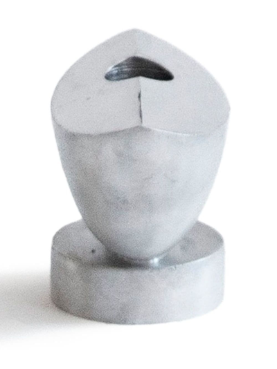 Shop Origin Made Poise Horizontal Aluminium Candle Holder In Silver