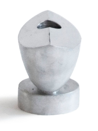 Origin Made Poise Horizontal Aluminium Candle Holder In Silver