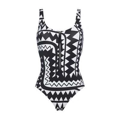 Shop Eres One-piece Swimsuit Tipi In Imprime_tribu