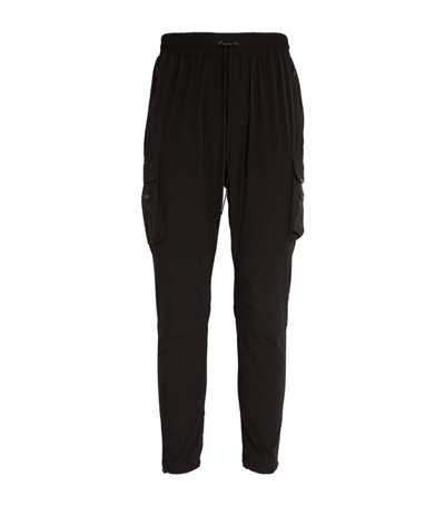 Shop Represent Toggle-waist Cargo Trousers In Black