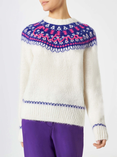 Mc2 Saint Barth Sweater In White