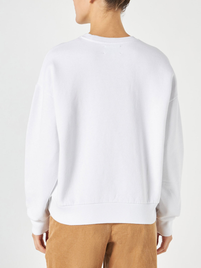 Mc2 Saint Barth Woman Fleece Sweatshirt With Paris Postcard