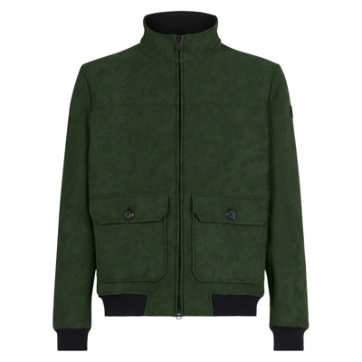 Mc2 Saint Barth Solid Color Thermo Jacked In Green