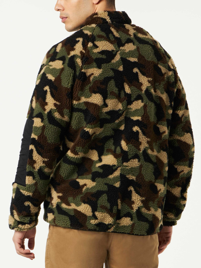 Mc2 Saint Barth Sherpa Jacket With Patch In Green