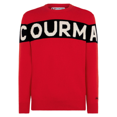 Shop Mc2 Saint Barth Man Sweater With Courma Writing