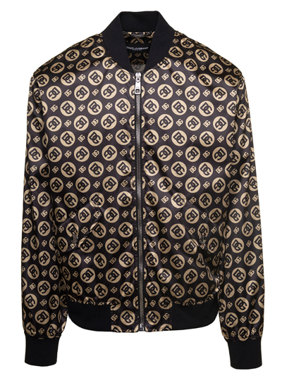 Shop Dolce & Gabbana Nylon Print In Brown