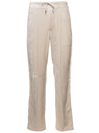Shop Tom Ford Bonded Vlour Pants In White