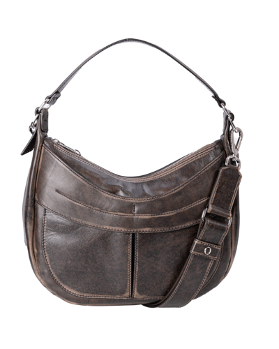 Shop Orciani Leather Bag In Fango