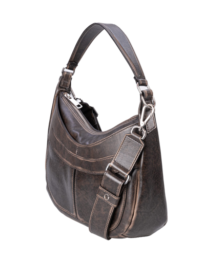 Shop Orciani Leather Bag In Fango