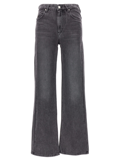 Shop Isabel Marant Étoile Belvira Jeans In Gray