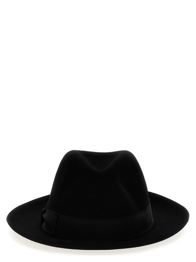 Shop Borsalino Folar Hat In Black