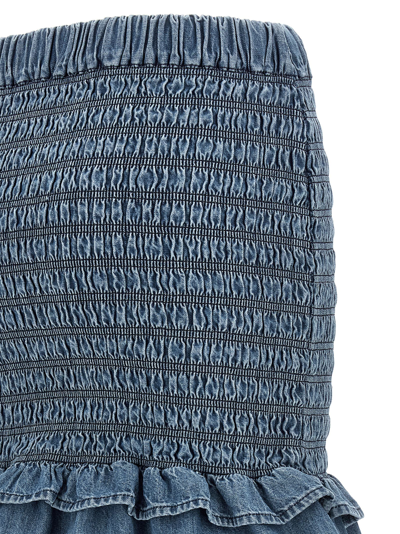 Shop Isabel Marant Étoile Dorela Skirt In Light Blue