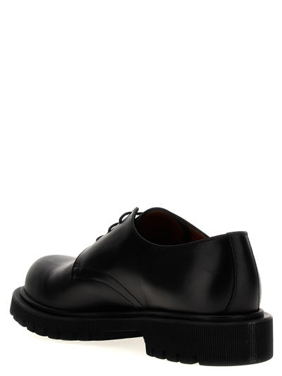 Shop Common Projects Derby With Super Sole Lace Up Shoes In Black