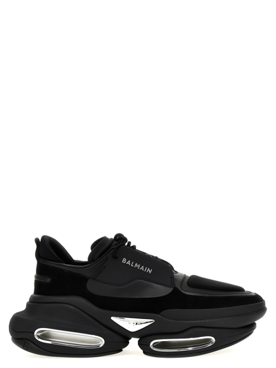 Shop Balmain B-bold Sneakers In Black