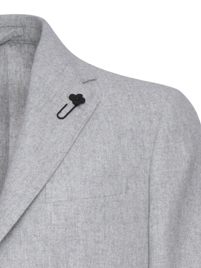 Shop Lardini Advance Jacket In Grey