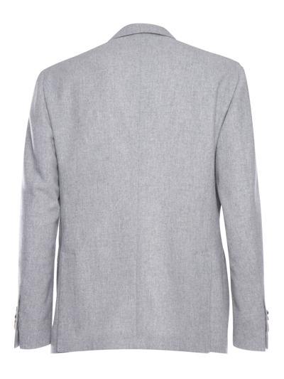 Lardini Cashmere Jacket In Grey