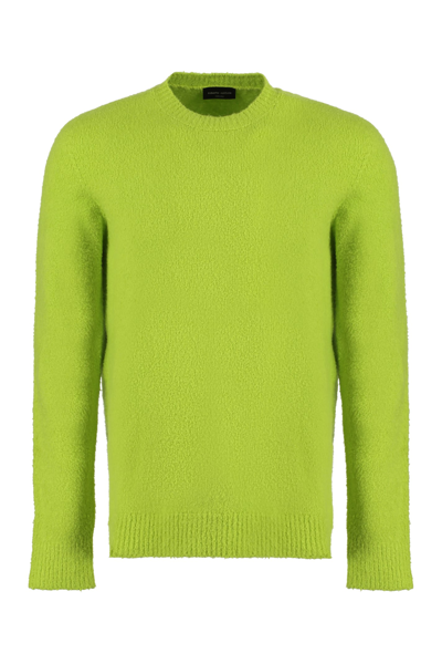 Shop Roberto Collina Cotton-blend Sweater In Green