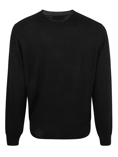 Shop Alexander Mcqueen Embroidered Rib Knit Sweater In Black/red
