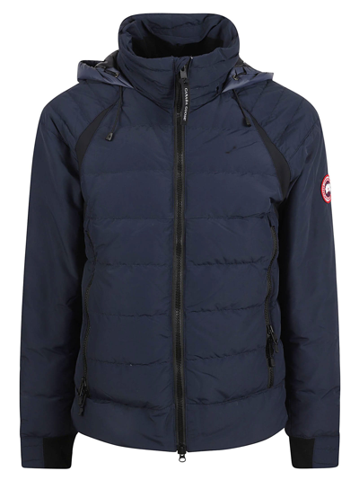 Shop Canada Goose Updated Hybridge Base Down Jacket In Atlantic Navy