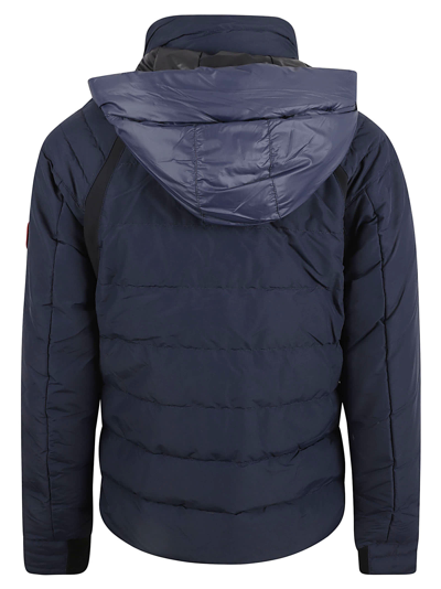 Shop Canada Goose Updated Hybridge Base Down Jacket In Atlantic Navy