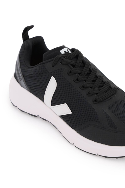 Shop Veja Alveomesh Condor 2 Sneakers In Black White (black)