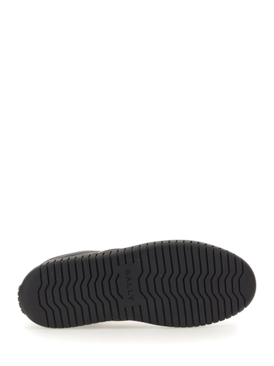 Shop Bally Sneaker With Logo In Nero