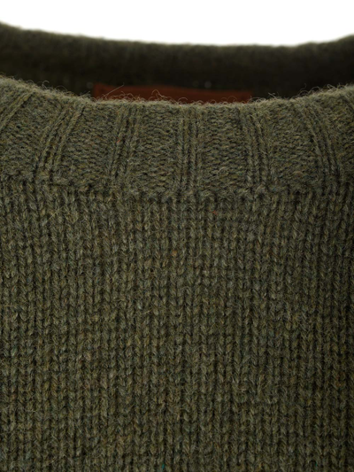 Shop Alanui Basic Crewneck Sweater In Green