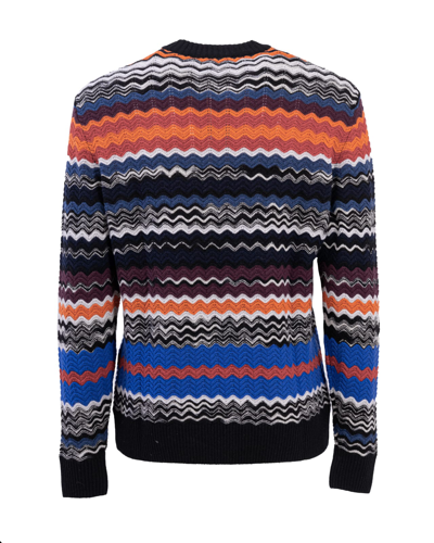 Shop Missoni Knitted Pullover In Rosso