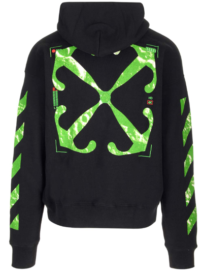 Shop Off-white Moon Camera Arrow Skate Hoodie In Black