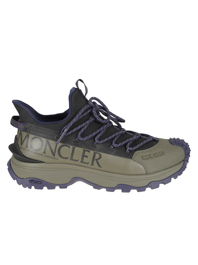 Shop Moncler Trailgrip Lite Sneakers In Dark Blue