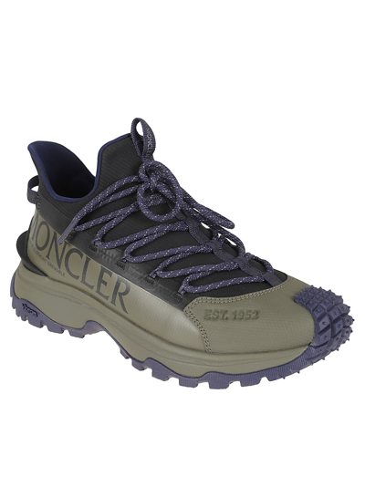 Shop Moncler Trailgrip Lite Sneakers In Dark Blue