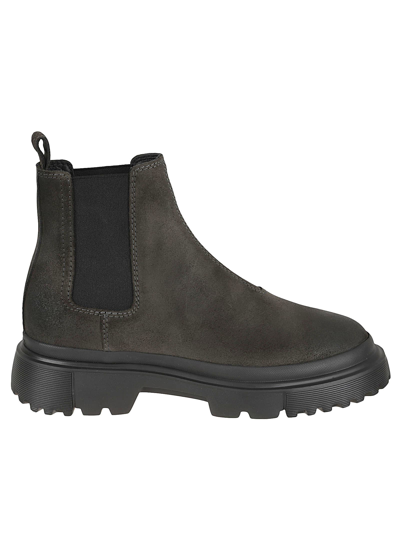 Shop Hogan H629 Boots In Anthracite