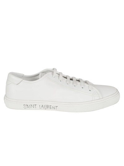 Shop Saint Laurent Malibu L T Sneakers In Optic White