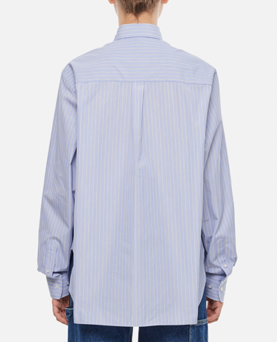 Shop Saks Potts William Cotton Shirt In Clear Blue