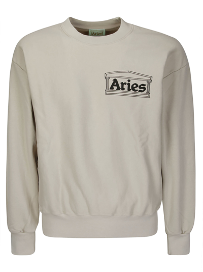 Shop Aries Premium Temple Sweatshirt In Snd