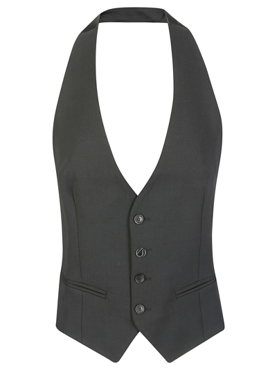 Shop Coperni Tailored Vest In Black