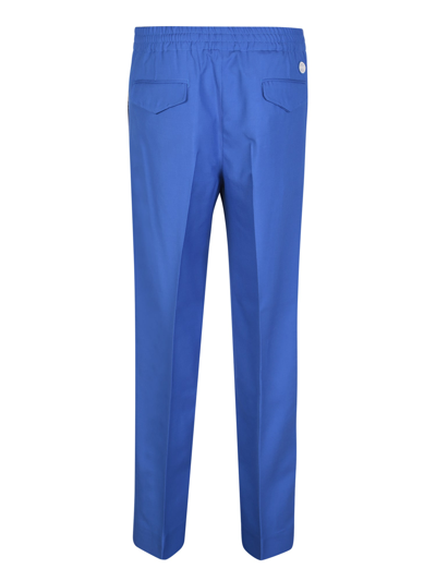Shop Gucci Gg Cross Blue Trousers