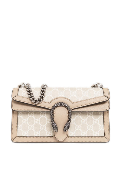 Shop Gucci Dionysus Gg Monogram Small Shoulder Bag In White