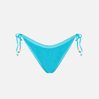 Mc2 Saint Barth Woman Terry Swim Briefs With Charms