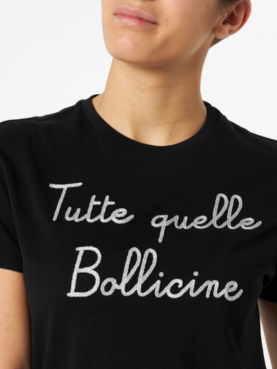 Mc2 Saint Barth Woman T-shirt With Tutte Quelle Bollicine Lettering
