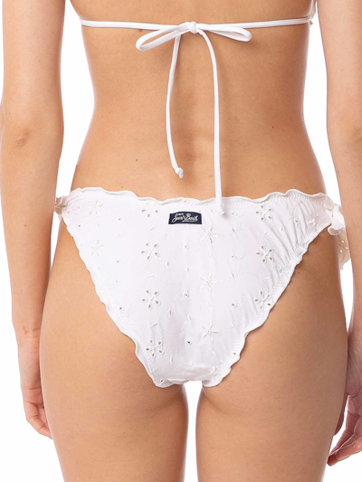 Mc2 Saint Barth Woman Sangallo White Swim Briefs In White