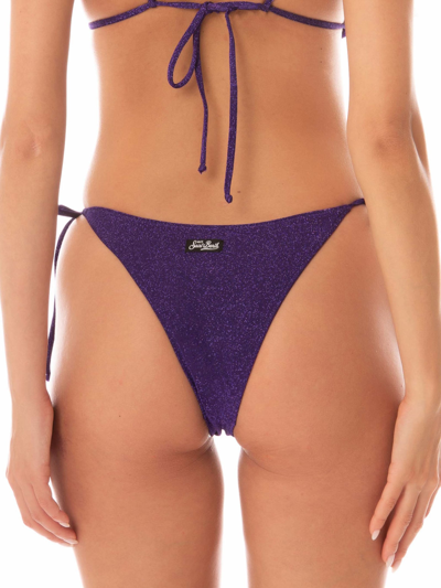 Mc2 Saint Barth Woman Purple Swim Briefs In Purple