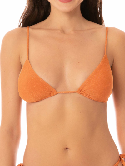 Mc2 Saint Barth Woman Orange Triangle Top In Orange