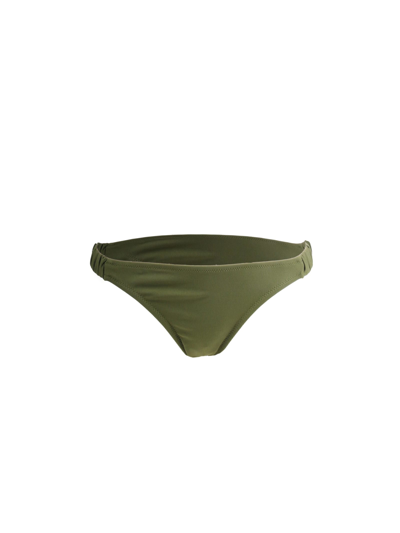 Shop Mc2 Saint Barth Woman Military Green Swim Briefs