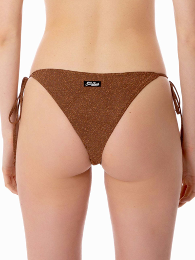 Shop Mc2 Saint Barth Woman Brown Swim Briefs